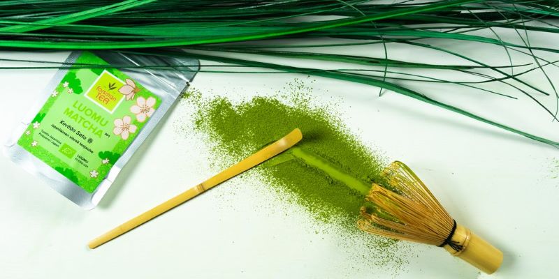Matcha jäätee