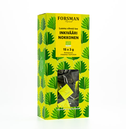 Ekologiskt Ginger Nettle pyramid te