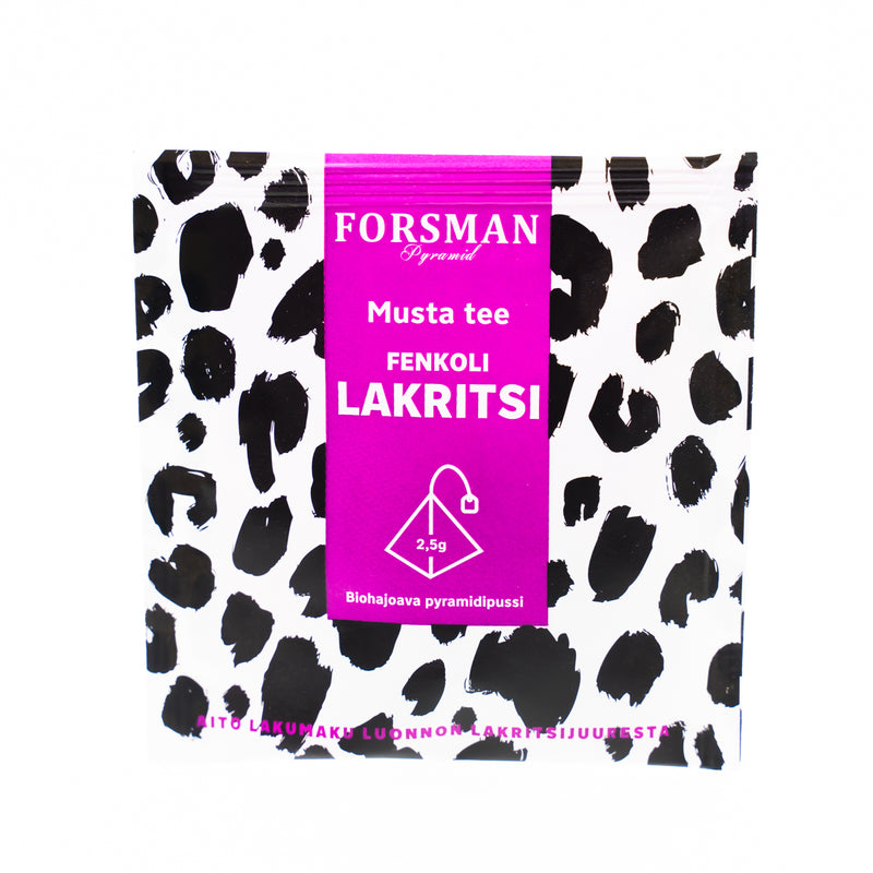 Lakritsi-Fenkoli | 50 x 2.5g | -envelope tee Envelope Forsman Tee