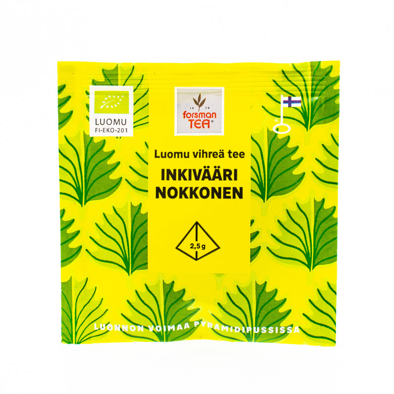 Luomu Inkivääri Nokkonen | 50 x 2.5g | -envelope tee Envelope Forsman Tee