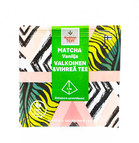 Matcha Vanilja | 50 x 2.5g | -envelope tee
