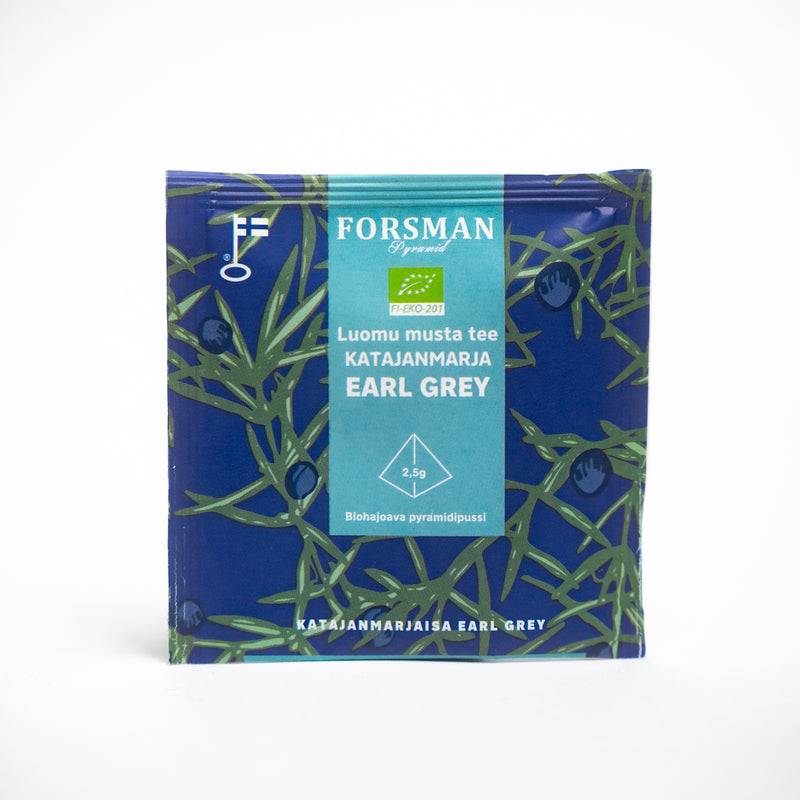 Luomu Earl Grey Katajanmarja | 50 x 2.5g | -envelope tee Envelope Forsman Tee