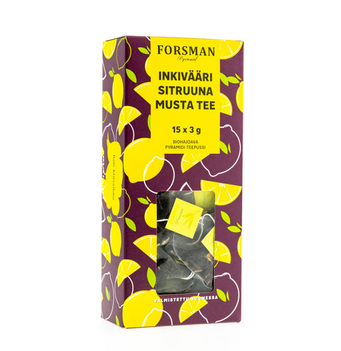 Ingefära citron pyramid te