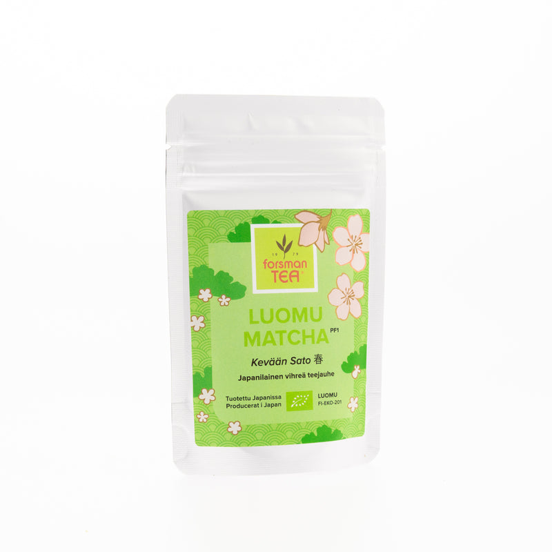 Luomu Matcha, Kevään sato (PF1) 30g Kuluttajatee Forsman Tee   