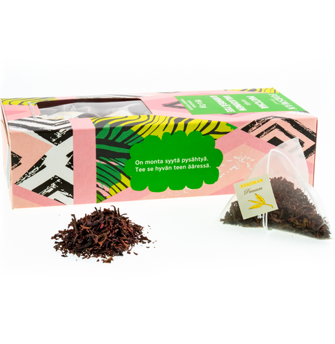 Matcha Vanilja Valkoinen ja Vihreä pyramiditee